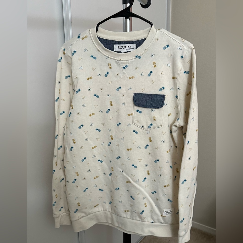Ezekiel Pulliver Sweatshirt Pineapple & Geometrical Print